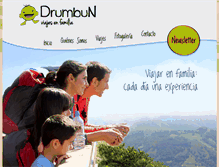 Tablet Screenshot of drumbunviajes.com